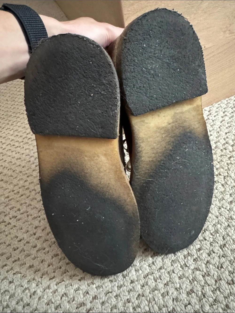 Clarks worn one